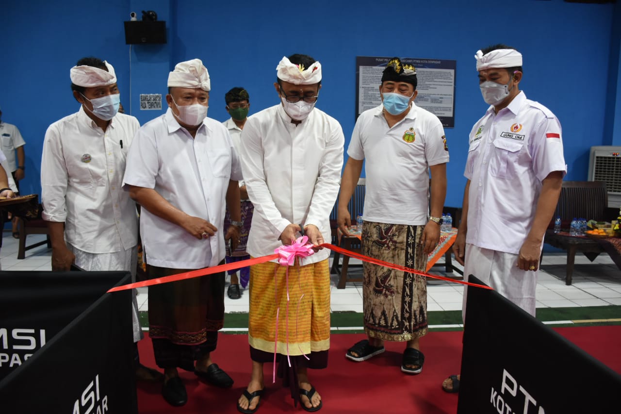 Pusat Pelatihan Tenis Meja Kota Denpasar Diresmikan.Walikota Jaya Negara Harap Jadi Wadah Lahirkan Atlet Berprestasi