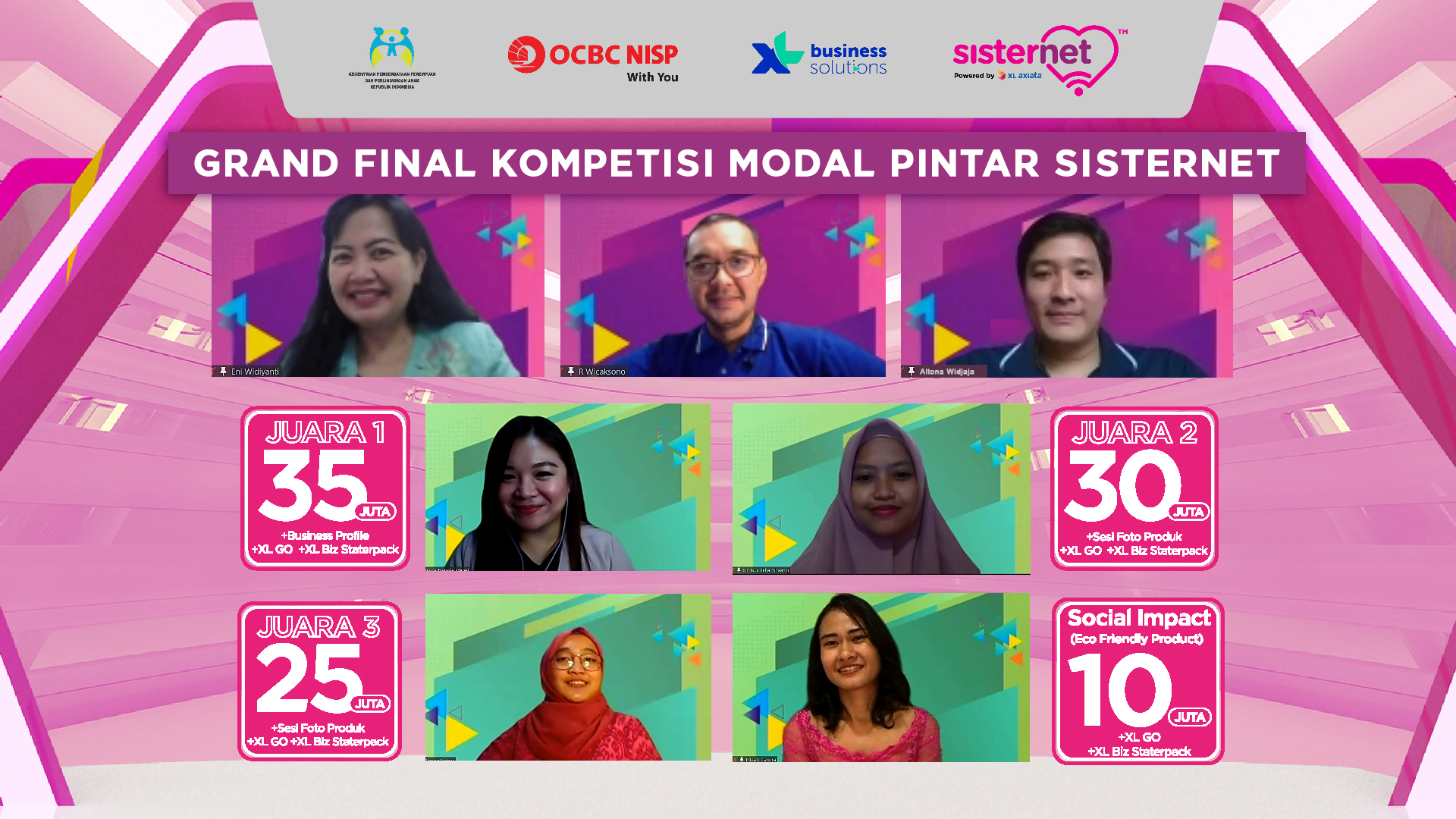 Gelar “Kompetisi Modal Pintar Sisternet”  XL Axiata –  Bank OCBC NISP Tingkatkan Level UMKM  Perempuan Indonesia