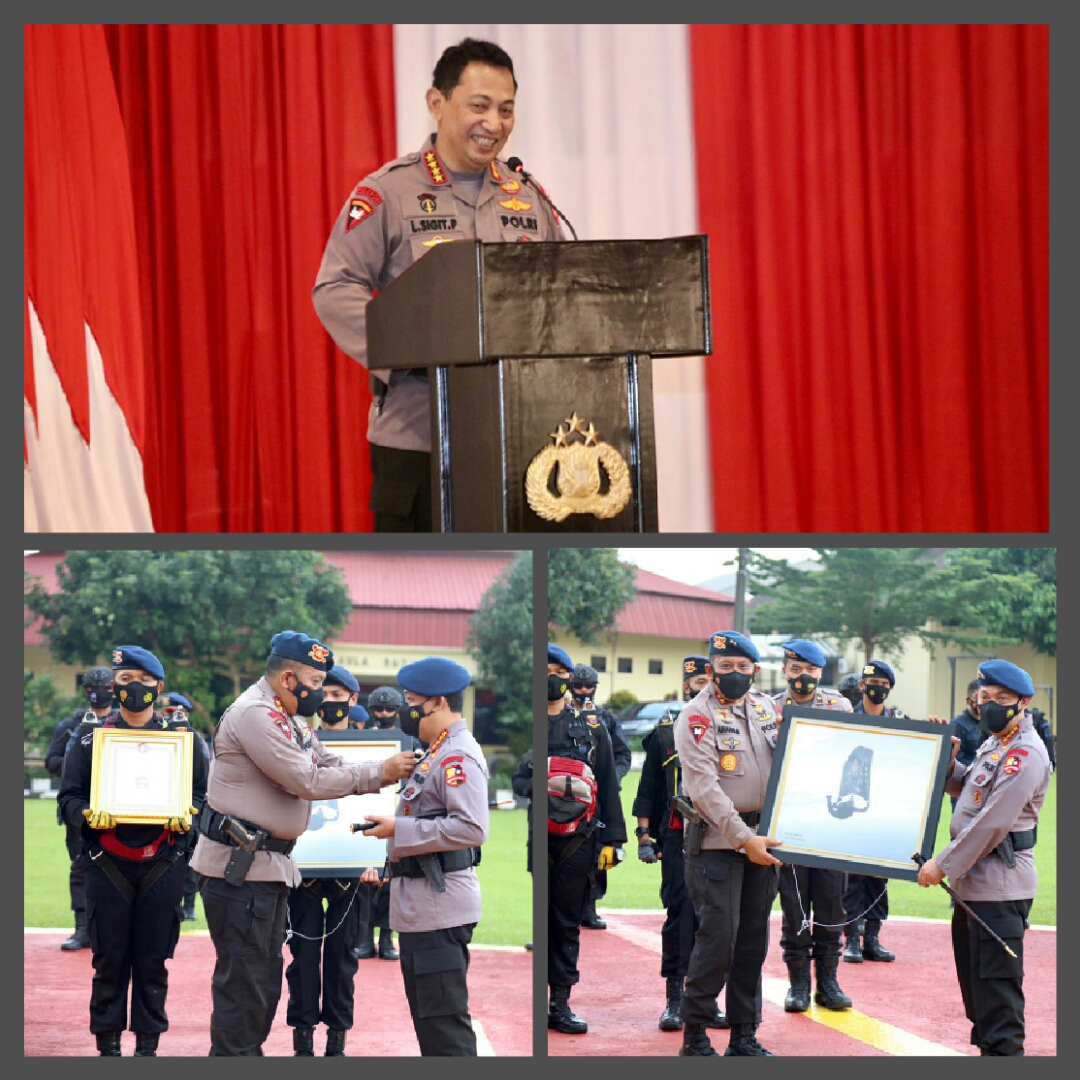 Kapolri Apresiasi Dedikasi dan Loyalitas Brimob Dalam Tugas Kemanusiaan