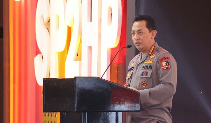 Lauching SP2HP Online, Kapolri : Semoga Tidak Ada Lagi Sumbatan Komunikasi