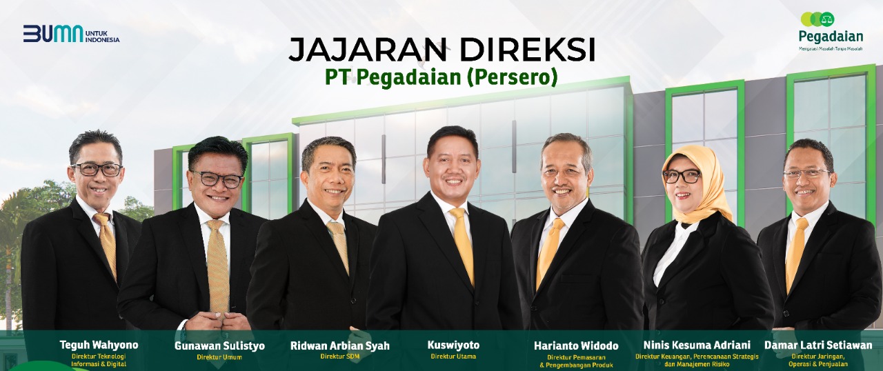 Menteri BUMN Angkat Ridwan Arbian Syah Sebagai Direktur SDM Pegadaian