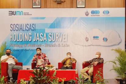 Tiga BUMN Jasa Survei kolaborasi strategi bisnis menuju holding