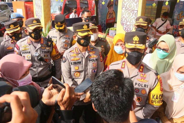 Kapolda Sulsel Cek dan Pantau Penyekatan Operasi Ketupat 2021