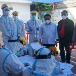 Cegah Potensi Penularan Covid-19, Pj. Sekda Made Toya Tinjau Pelaksanaan Rapid Test Antigen Santri di Dusun Wanasari