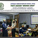 Serdik Sespimmen Polri Dikreg Ke-61 Bagi Sembako di Panti Asuhan Amanah Umah