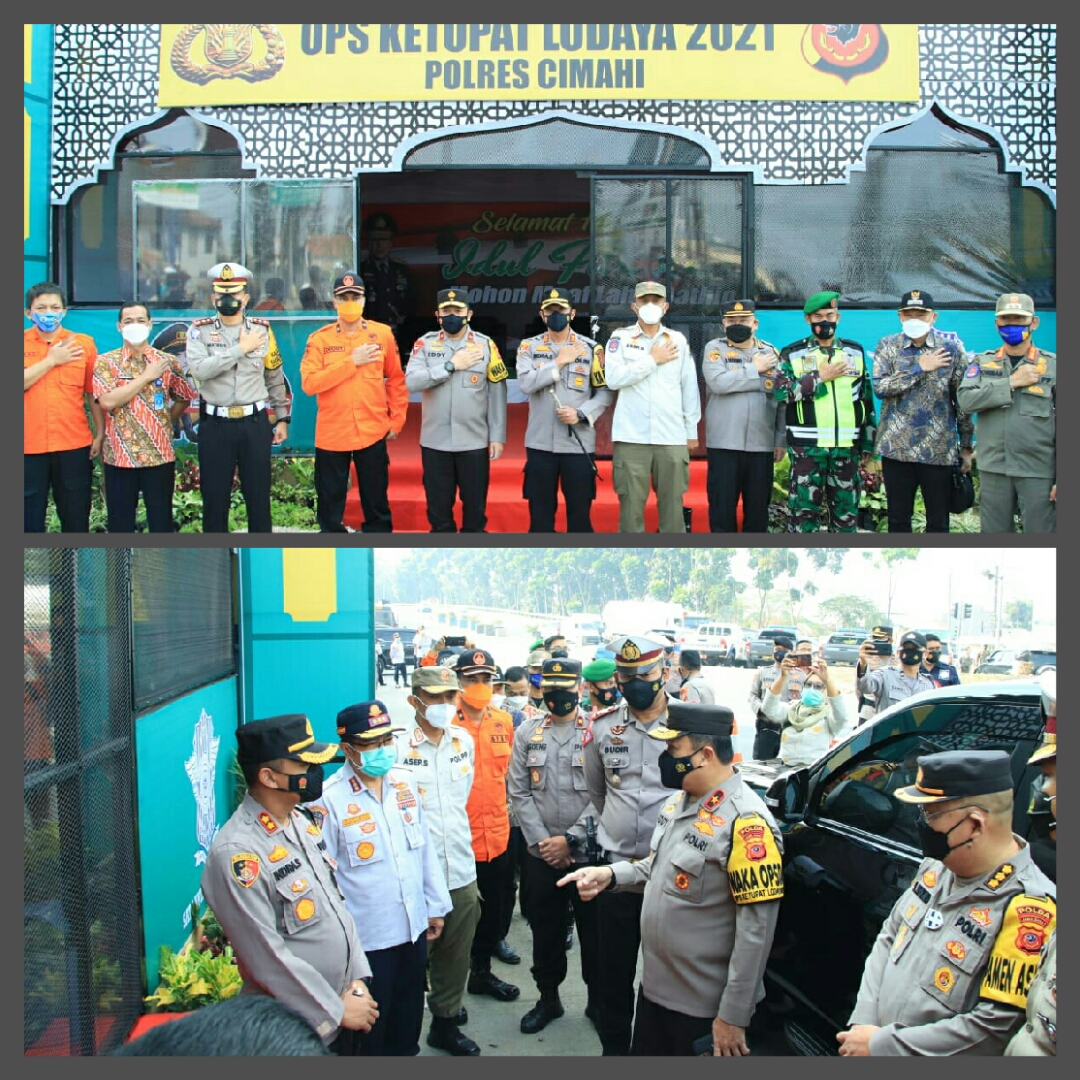 Wakapolda Jabar Adakan Pemantauan dan Penyekatan Operasi Ketupat Lodaya 2021 di Pos Gerbang Tol Padalarang Timur