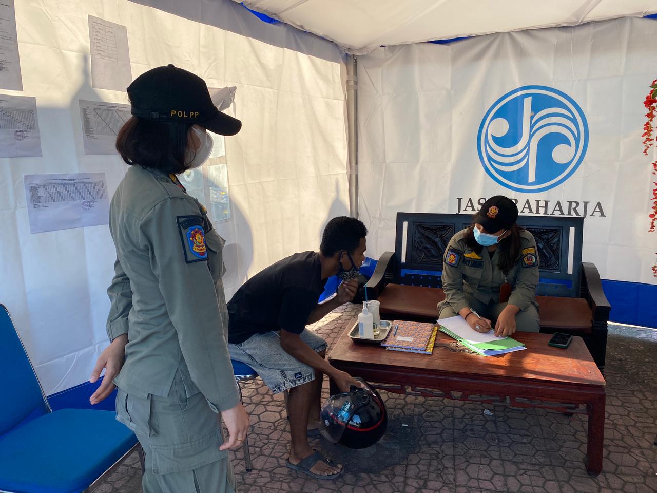 Tekan Penyebaran Covid-19, Tim Yustisi Jaring 9 Orang  Pelanggar Prokes 