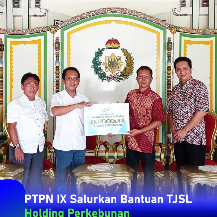 PTPN IX (Persero) salurkan  bantuan TJSL Holding Perkebunan