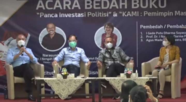 Bedah buku Panca Investasi Politik dan Kami Pemimpin Masa Kini : Pemimpin mampu Pendobrak Perubahan dari Zero to Hero dari Nothing to something