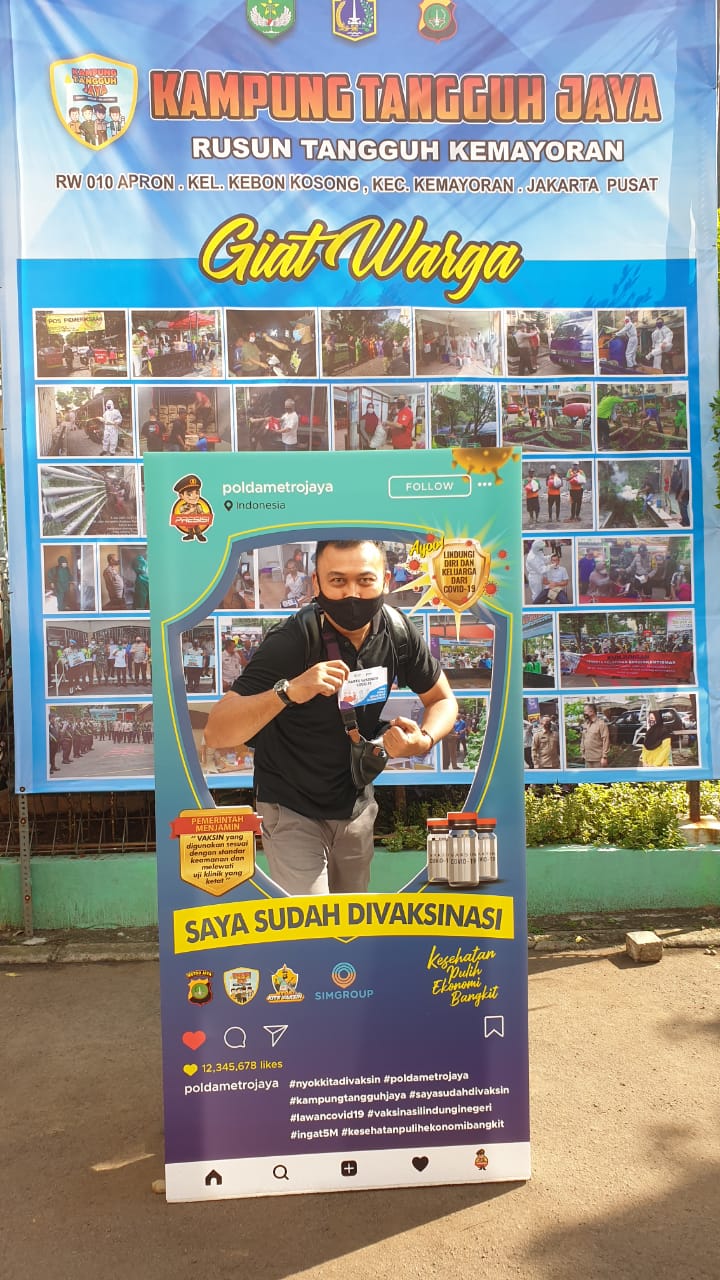 Minimalisir Penyebaran Covid-19 diLingkungan Samsat Jakarta Utara, setiap Pengunjung akan mendapatkan Vaksin Astra Zaneca