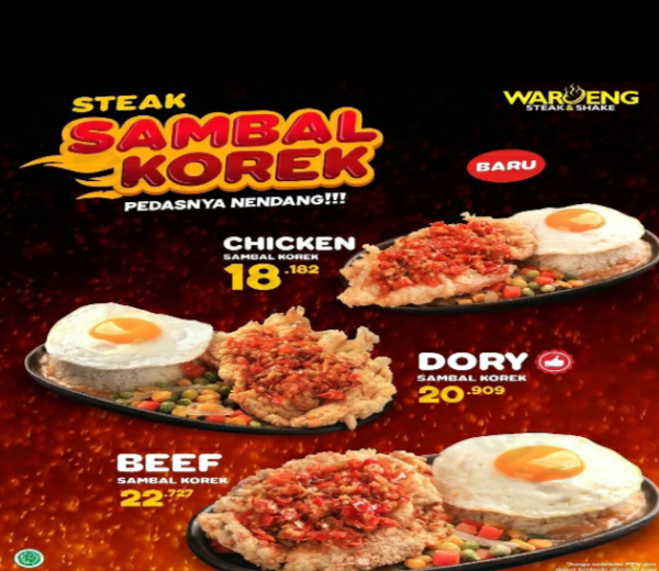 The Coffee Waroeng Steak & Shake , Luncurkan Menu Baru rasa bintang lima namun harga kaki lima