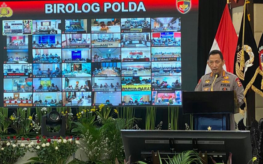 Buka Musrenbang, Kapolri Tekankan Pengendalian Covid-19 Kunci Pemantapan Pemulihan Ekonomi Tahun 2022