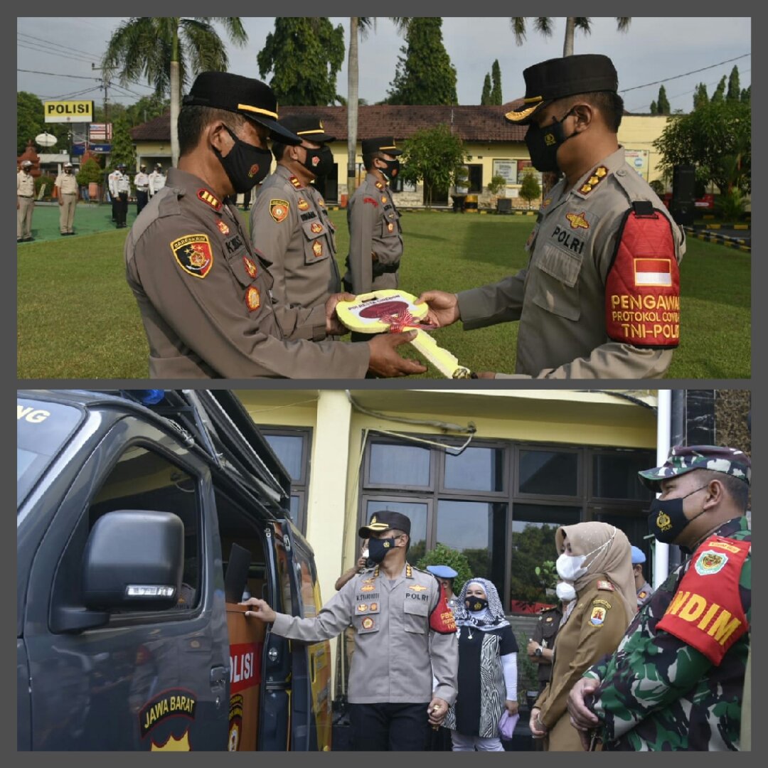 Polresta Cirebon Launching Kendaraan Operasional Khusus Pelayanan Kepolisian Terpadu Berbasis IT