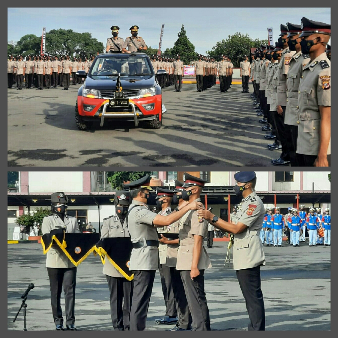 Kapolda Jabar Pimpin Upacara Penutupan dan Pengambilan Sumpah 539 Bintara Polri Tahun 2020-2021