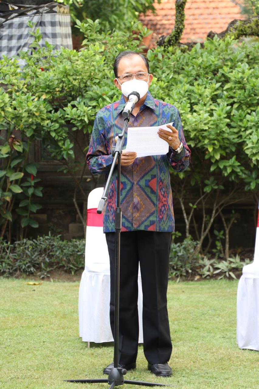 Gubernur Bali terbitkan Surat Edaran No.11/2021 : Keselamatan Jiwa Manusia merupakan Hukum Tertinggi, mohon pengertian Masyarakat menerima dan menaati aturan Prokes