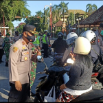 Sasar Simpang Puri Agung Gianyar,Petugas Gabungan Gelar Operasi Penyekatan.
