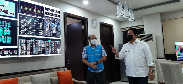 Erick Thohir Apresiasi Kinerja Luar Biasa PLN Amankan Listrik selama masa PPKM darurat  Jawa – Bali