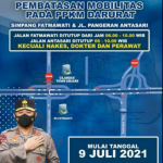 Ditlantas Polda Metro Jaya Tambah Pembatasan Mobilitas  PPKM Darurat 