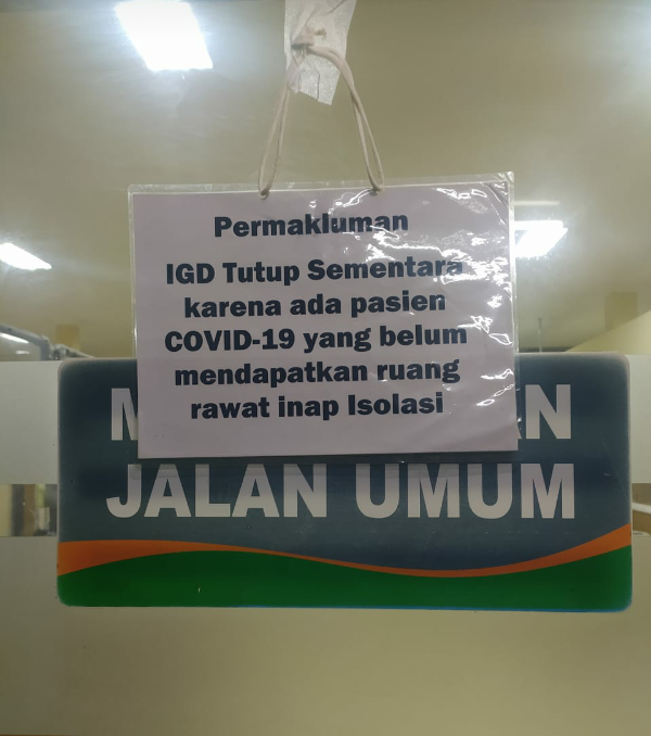 Ruang Isolasi RSUD Wangaya Penuh, IGD Terapkan Sistem Buka Tutup