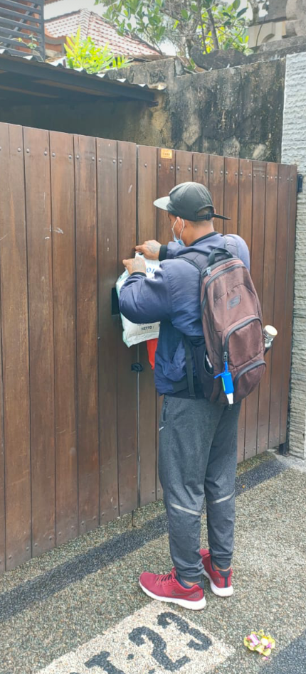 Pemkot Denpasar Salurkan Sembako Bagi Warga Yang Isolasi