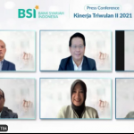 Hery Gunardi, Direktur Utama PT Bank Syariah Indonesia(BSI)Tbk : Kinerja  BSI, pada semester I/2021 mampu menghimpun Dana Pihak Ketiga Rp.216,4 triliun dan membukukan Laba Bersih Rp.1,48 triliun