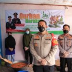 Rayakan Hari Raya Idul Adha 1442 H, Polres Metro Bekasi Kota  pantau pemotongan Hewan Kurban