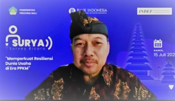 Trisno Nugroho, Kepala Kantor Perwakilan Bank Indonesia Prov.Bali : Penerapan PPKM Darurat agar  penyebaran Covid-19 terkendali guna percepatan pemulihan perekonomian