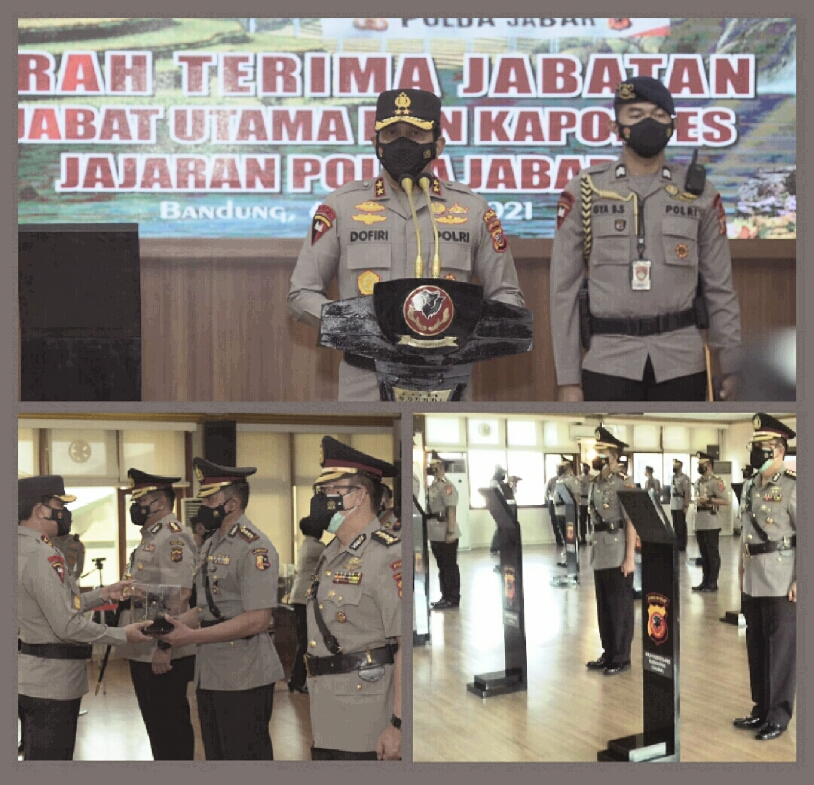 Kapolda Jabar Pimpin Sertijab Dua Pejabat Utama dan Kapolres Jajaran Polda Jabar