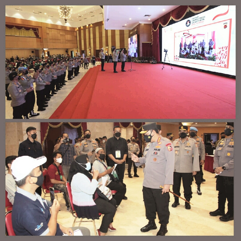 Kapolri Ajak Semua Angkatan Akpol Mempercepat Vaksinasi