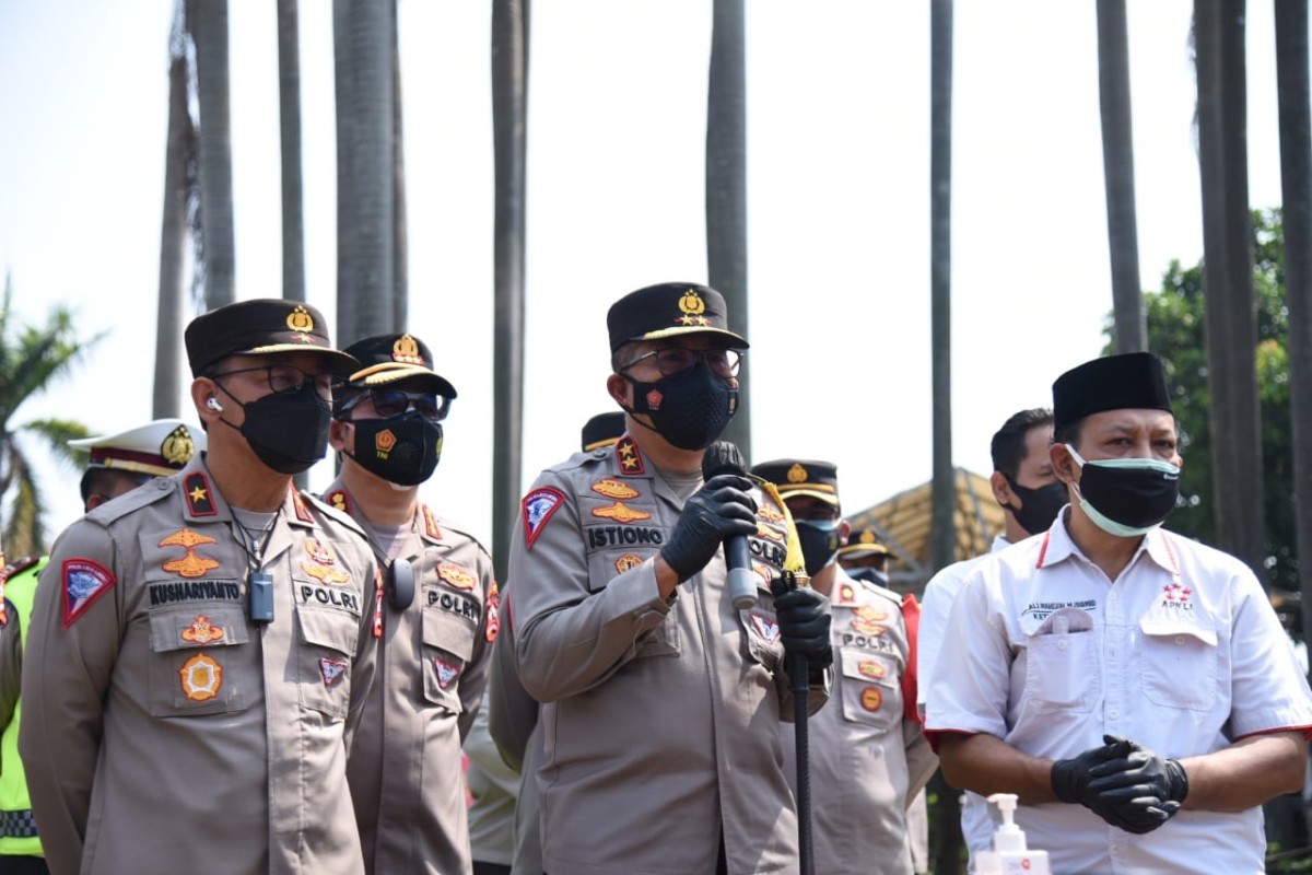 Kakorlantas Hadiri Pembukaan BRI Liga 1 di GBK