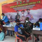 Kodam XVIII/Kasuari Serbu SP3 Manokwari Dengan Vaksinasi