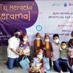MTXL Axiata Merdeka Beramal Santuni Ratusan Yatim dan Piatu Serentak di 4 Kota  