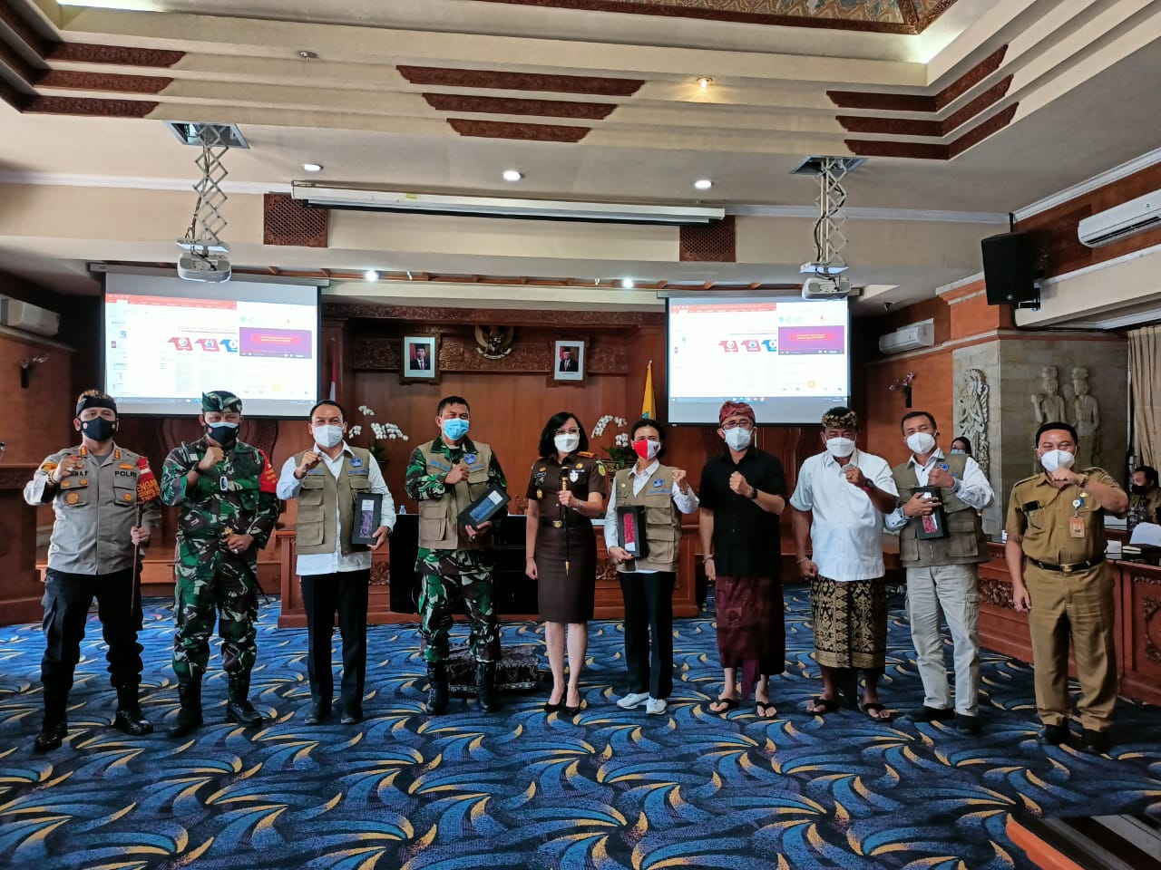 Percepat Penanganan Covid 19, Tim Pakar Satgas Covid Pusat Kunjungi Pemkot Denpasar  serta  Apresiasi Kinerja Satgas Kota Denpasar.