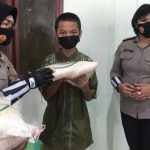 Satlantas Polres Metro Depok Berikan Bantuan Sembako Untuk Persatuan Penyandang Disabilitas Indonesia