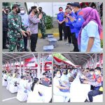 Tinjau Vaksinasi Massal KSPSI di Sumedang, Kapolri : Kesehatan Buruh Terjaga Ekonomi Bertumbuh