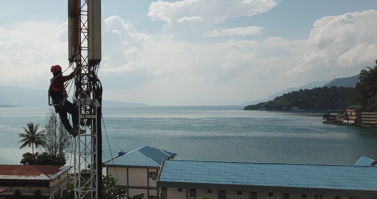 70 Desa di Sekeliling Danau Toba Terlayani Jaringan 4G XL Axiata  