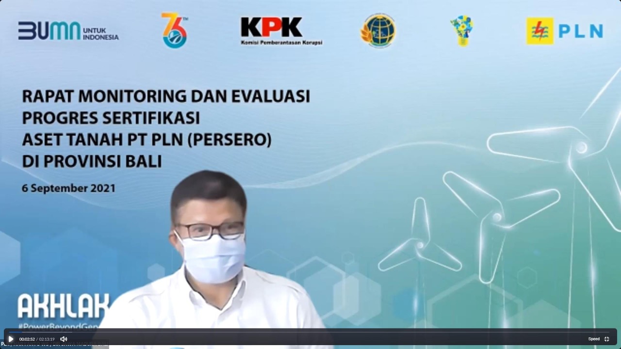 Koordinasi dan sinergi antar PLN, KPK dan BPN amankan aset negara di seluruh wilayah terus dilakukan