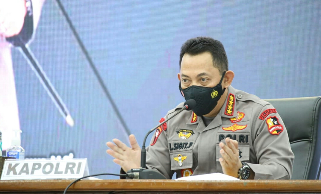 Arahan Kapolri ke Forkopimda Kalbar Terkait Penanganan Covid-19