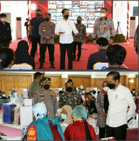 Polri Bersinergi Dengan BEM dan OKP Gelar Vaksinasi Merdeka se-Indonesia