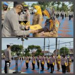 Kapolres Majalengka Beri Penghargaan Kepada 7 Kapolsek dan 2 Kepala Puskesmas Dalam Pelayanan Vaksinasi Covid-19