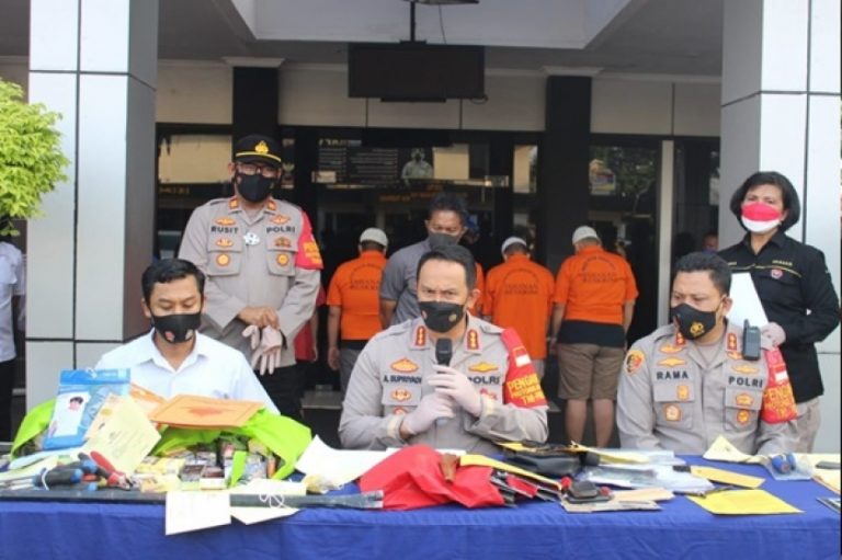 Polres Metro Bekasi Kota Tangkap Pelaku Curamor dengan Barang Bukti 25 Unit Sepeda Motor