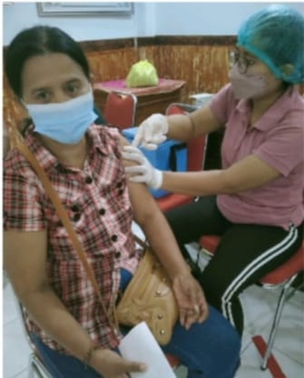 Dorong Percepatan Herd Imunity, 274 Orang Masyarakat Desa Pemecutan Kelod Ikuti Vaksinasi Dosis II