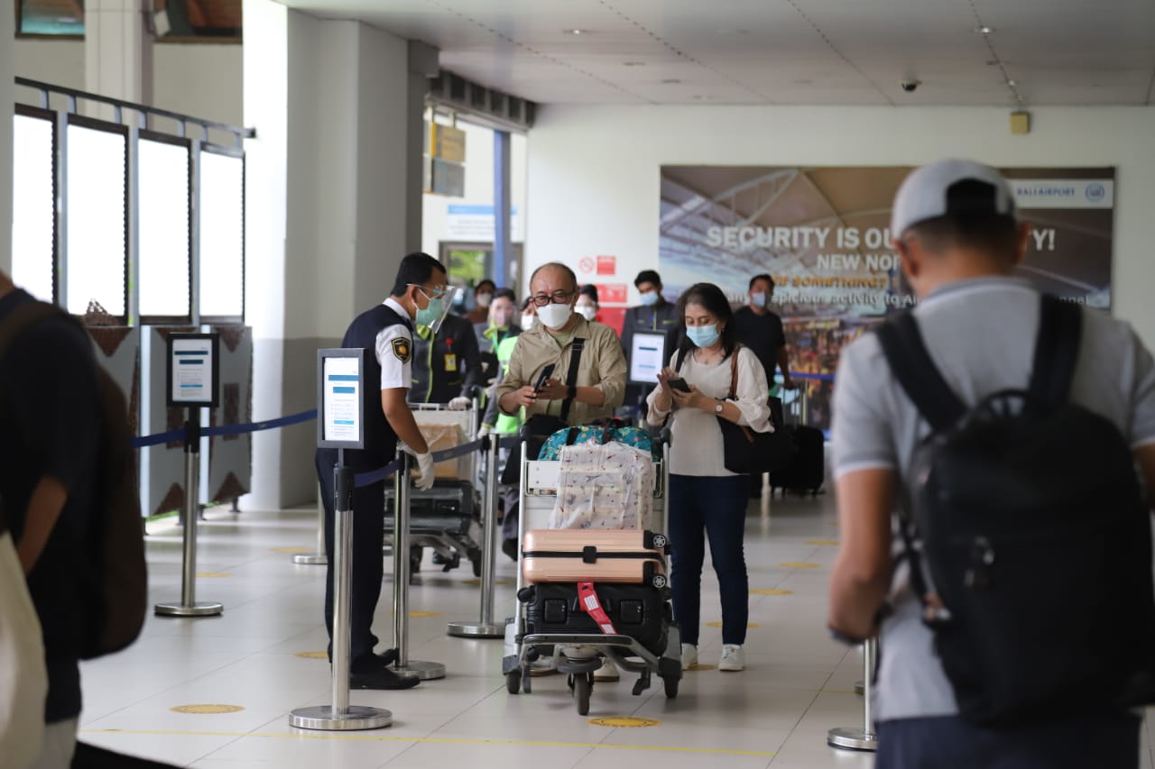 Komitmen Protokol Kesehatan, Periode September 2021 Bandara I Gusti Ngurah Rai – Bali Layani 234 Ribu Penumpang