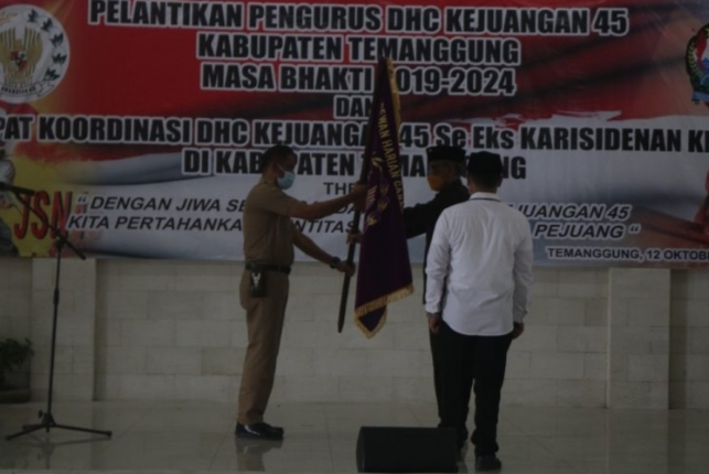 DHC Kejuangan 45 Temanggung Resmi Dilantik, Diharapkan Terus Sebarkan Nasionalisme