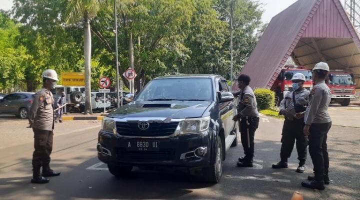 Pastikan Keamanan di PT Indonesia Power PLTU Surlaya, Ditpamobvit Polda Banten Lakukan Pengamanan