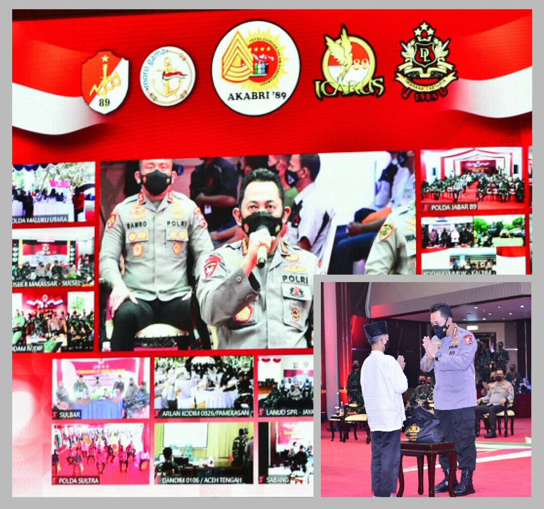 Kapolri Tekankan TNI-Polri Terus Bersinergi Wujudkan Target Vaksinasi Presiden Jokowi