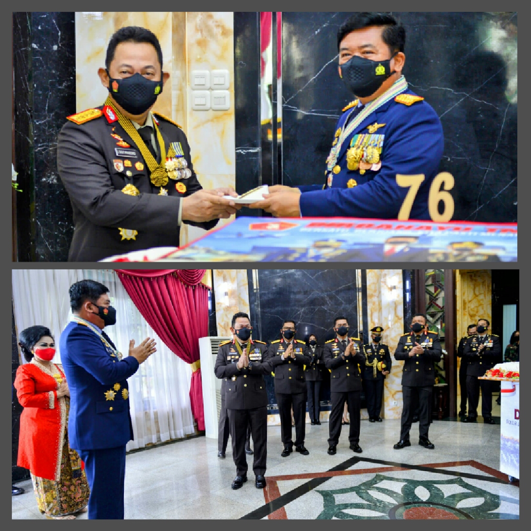 HUT ke-76 TNI, Kapolri : Sinergitas TNI-Polri Mutlak Sebagai Kekuatan Strategis Hadapi Tantangan