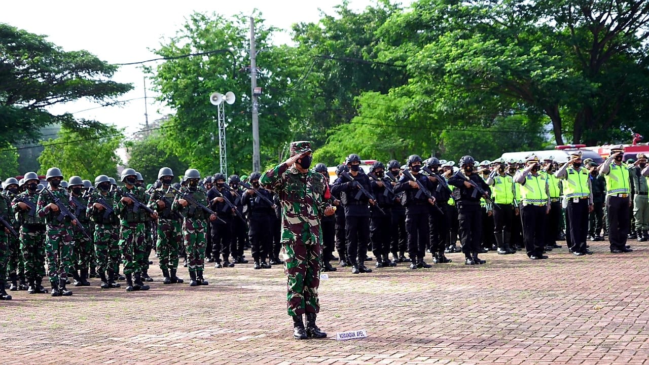 Pangdam IM Pimpin Apel Keamanan Kunjungan Kerja  Wakil Presiden Republik Indonesia Ma’ruf Amin ke Aceh