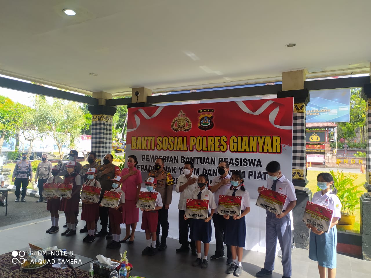 Polres Gianyar peduli Anak yatim-piatu akibat Covid-19