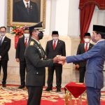Presiden RI Joko Widodo Lantik Jenderal TNI Andika Perkasa Sebagai Panglima TNI